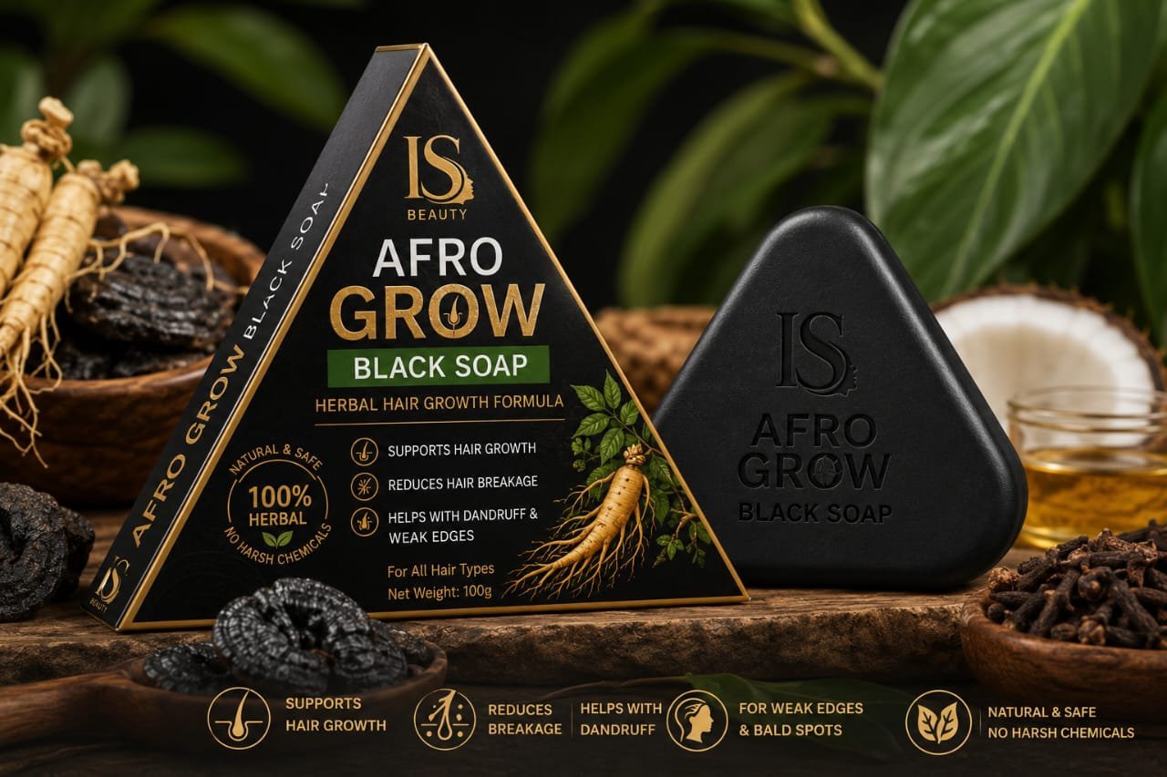 Afro Grow Black Soap - BUY 1 GET 1 FREE