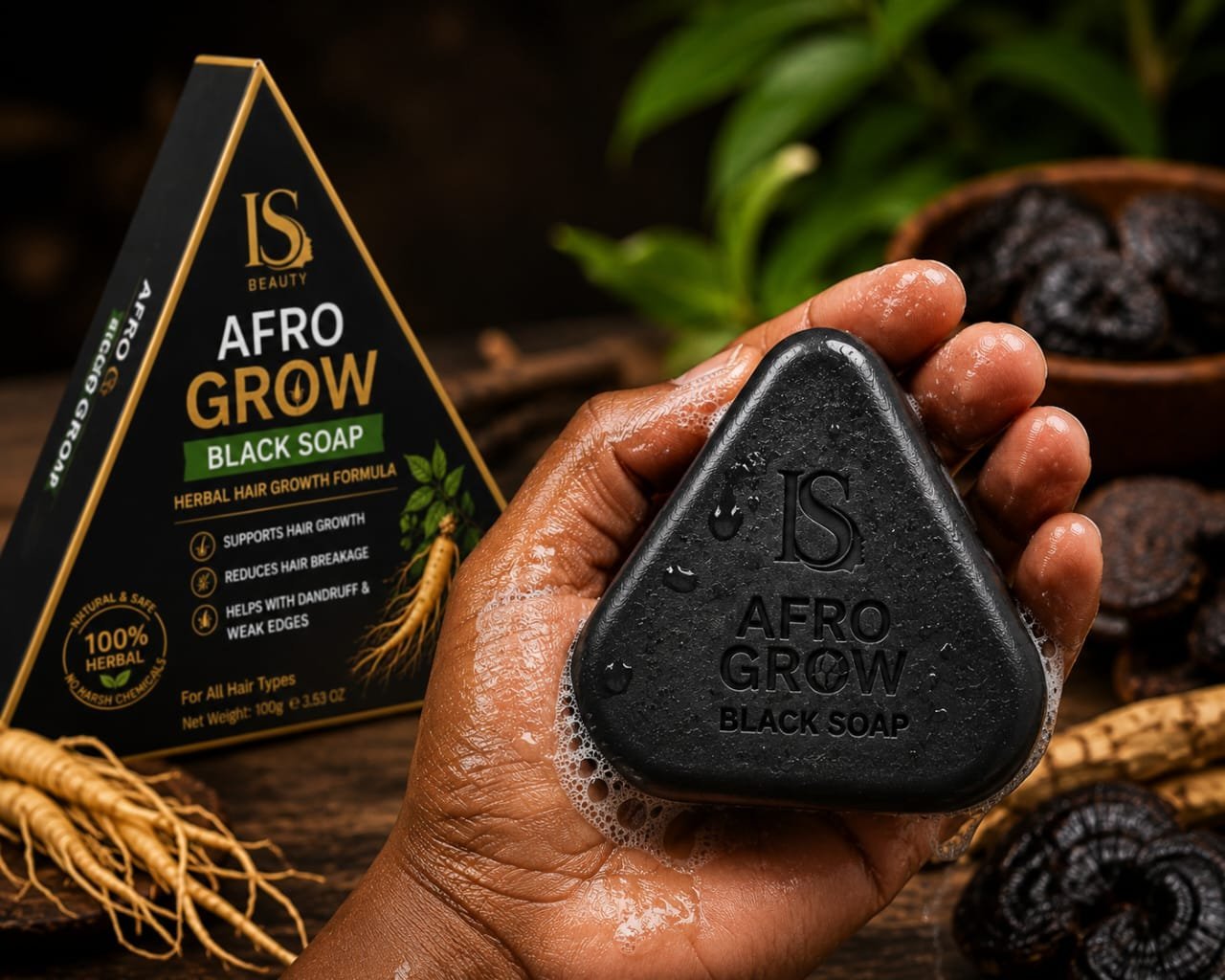 Afro Grow Black Soap - BUY 1