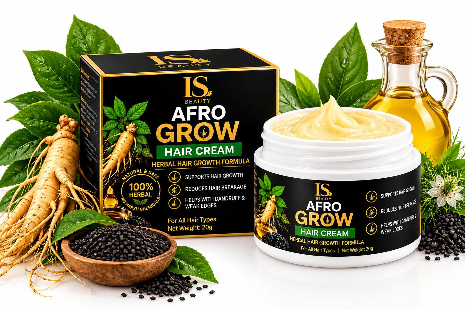 Afro Grow Black Soap - BUY 1 GET 1 FREE